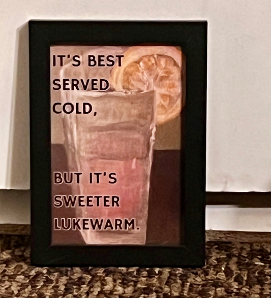 Framed Print - "Revenge/Lemonade"